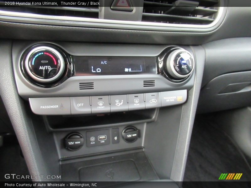Thunder Gray / Black 2018 Hyundai Kona Ultimate