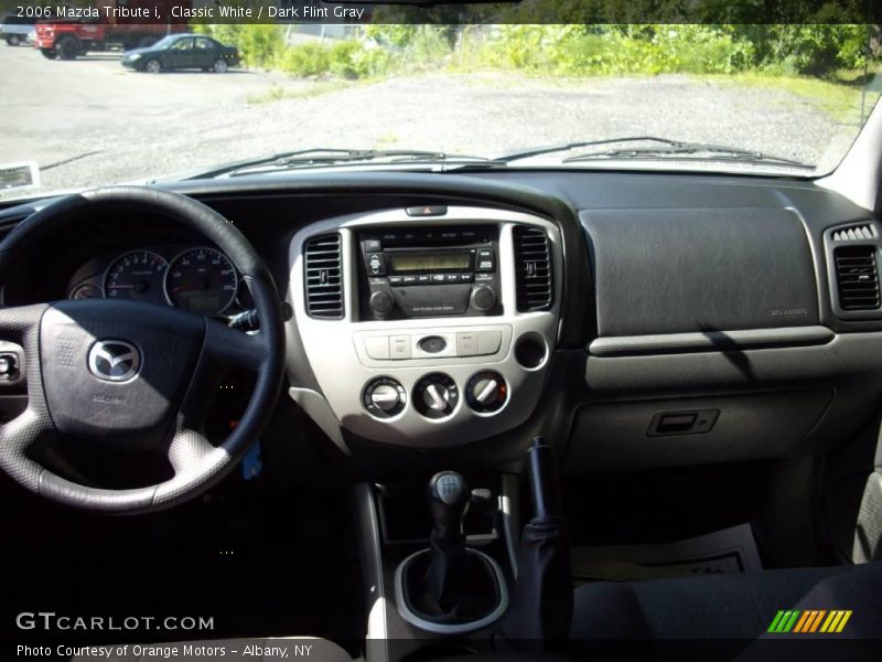 Classic White / Dark Flint Gray 2006 Mazda Tribute i