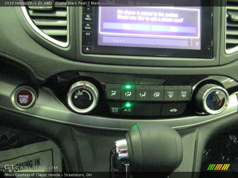 Controls of 2016 CR-V EX AWD