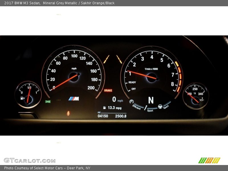  2017 M3 Sedan Sedan Gauges