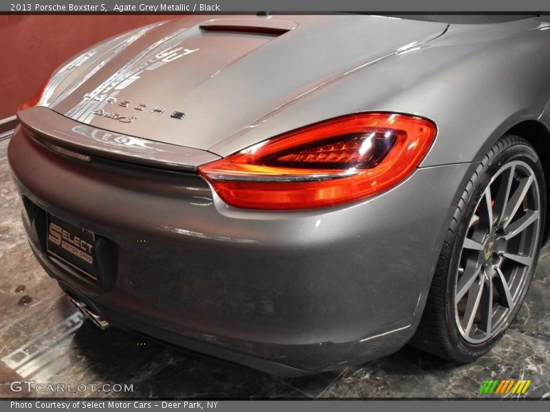 Agate Grey Metallic / Black 2013 Porsche Boxster S