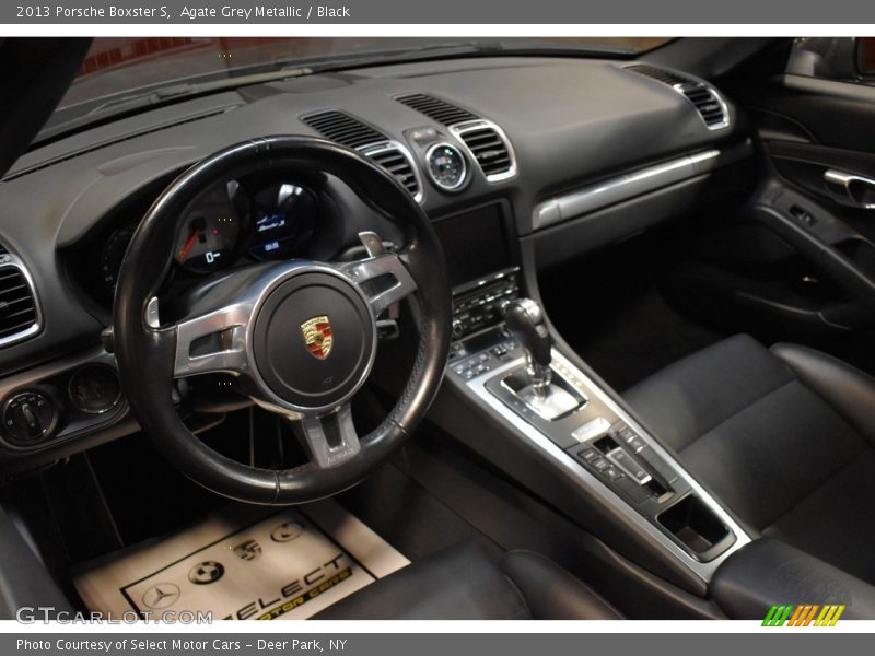 Agate Grey Metallic / Black 2013 Porsche Boxster S