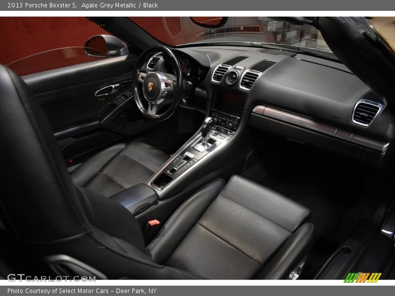 Agate Grey Metallic / Black 2013 Porsche Boxster S