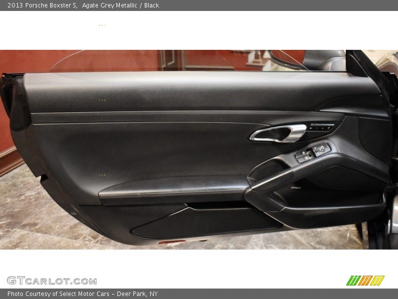 Agate Grey Metallic / Black 2013 Porsche Boxster S