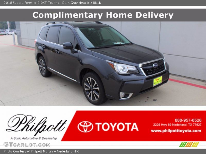 Dark Gray Metallic / Black 2018 Subaru Forester 2.0XT Touring