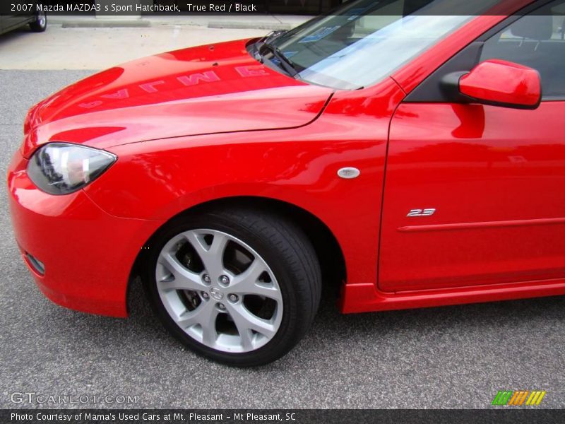 True Red / Black 2007 Mazda MAZDA3 s Sport Hatchback