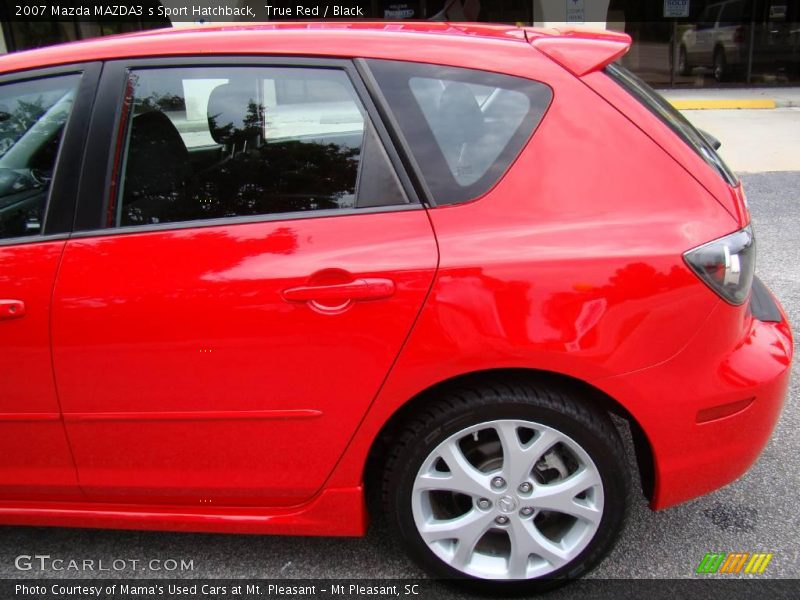 True Red / Black 2007 Mazda MAZDA3 s Sport Hatchback