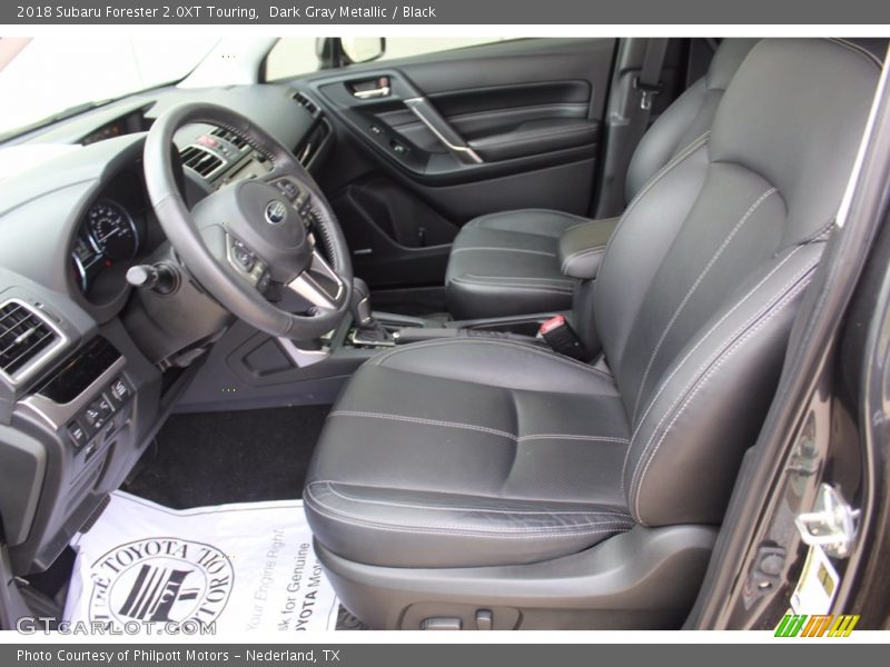 Dark Gray Metallic / Black 2018 Subaru Forester 2.0XT Touring