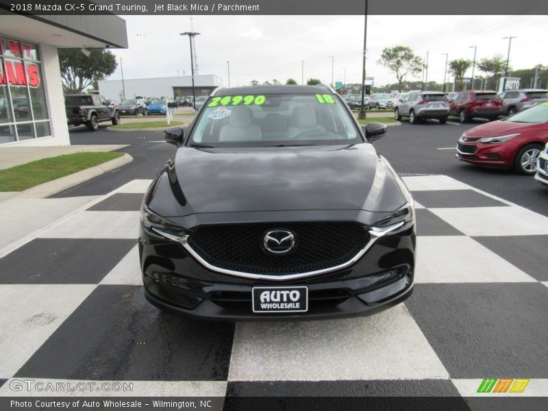 Jet Black Mica / Parchment 2018 Mazda CX-5 Grand Touring
