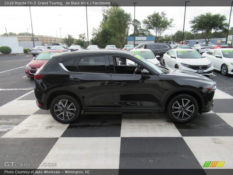 Jet Black Mica / Parchment 2018 Mazda CX-5 Grand Touring