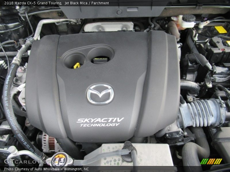 Jet Black Mica / Parchment 2018 Mazda CX-5 Grand Touring