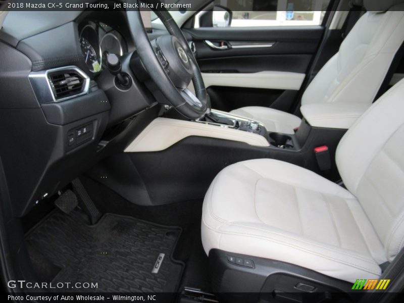 Jet Black Mica / Parchment 2018 Mazda CX-5 Grand Touring
