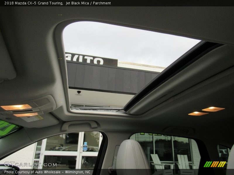 Jet Black Mica / Parchment 2018 Mazda CX-5 Grand Touring