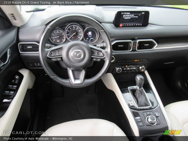 Jet Black Mica / Parchment 2018 Mazda CX-5 Grand Touring