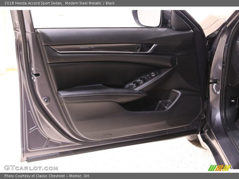 Modern Steel Metallic / Black 2018 Honda Accord Sport Sedan