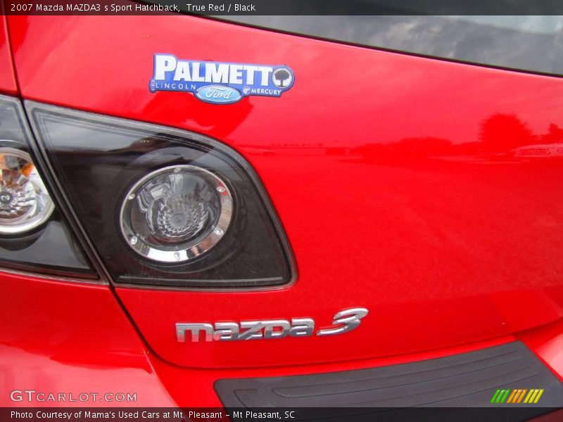 True Red / Black 2007 Mazda MAZDA3 s Sport Hatchback