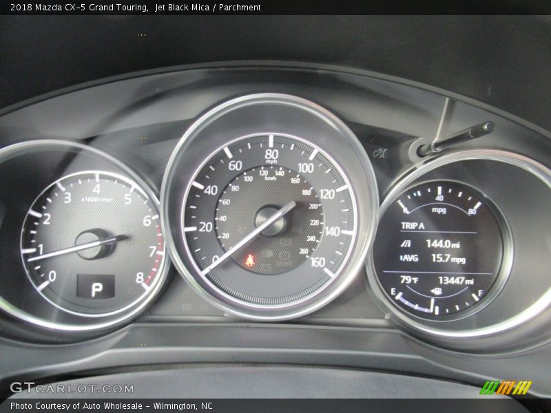 Jet Black Mica / Parchment 2018 Mazda CX-5 Grand Touring
