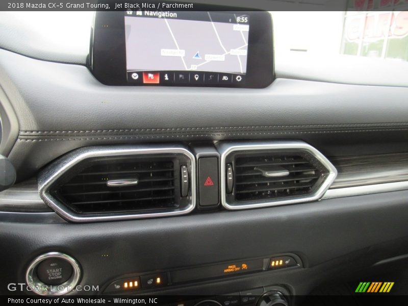 Jet Black Mica / Parchment 2018 Mazda CX-5 Grand Touring