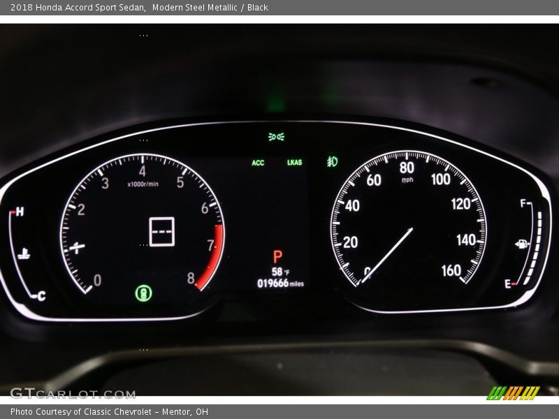 Modern Steel Metallic / Black 2018 Honda Accord Sport Sedan