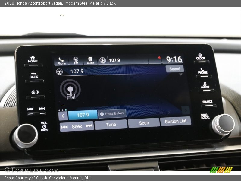 Modern Steel Metallic / Black 2018 Honda Accord Sport Sedan