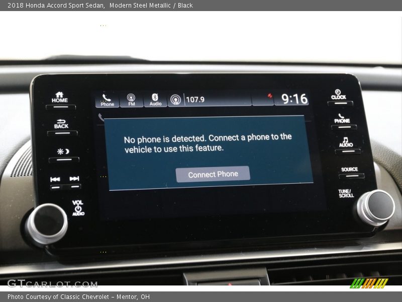 Modern Steel Metallic / Black 2018 Honda Accord Sport Sedan