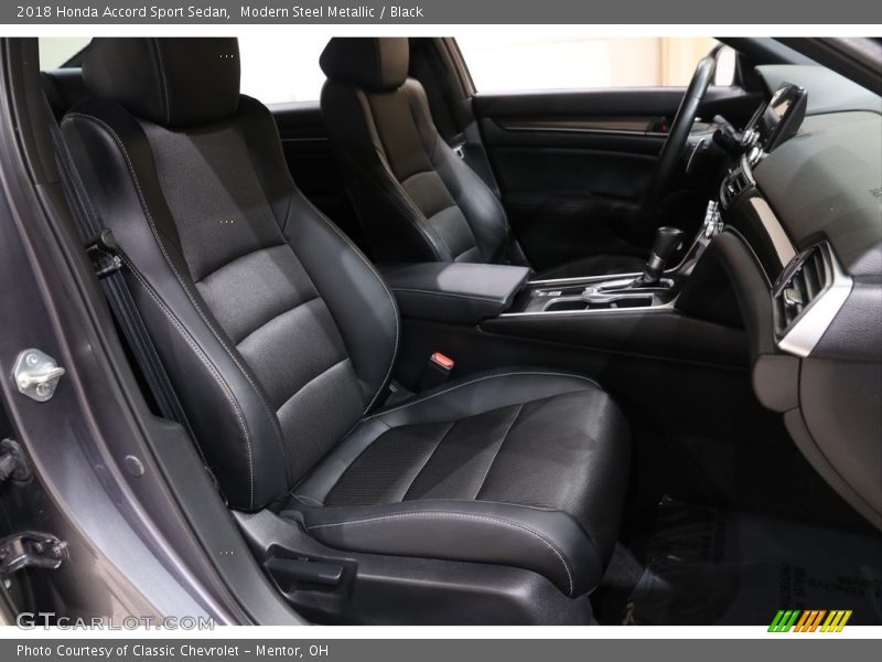 Modern Steel Metallic / Black 2018 Honda Accord Sport Sedan