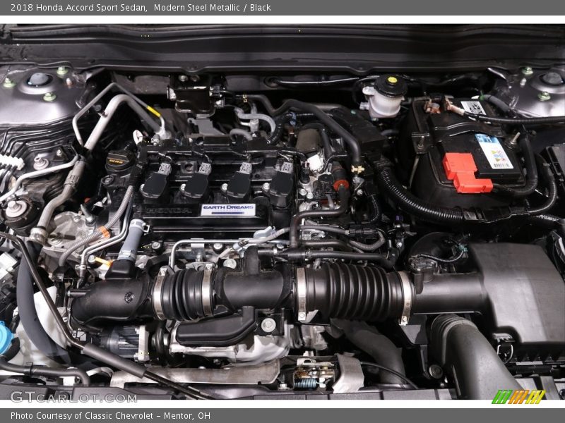 Modern Steel Metallic / Black 2018 Honda Accord Sport Sedan