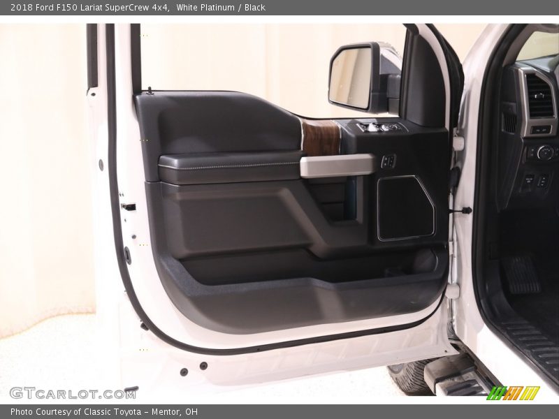 White Platinum / Black 2018 Ford F150 Lariat SuperCrew 4x4