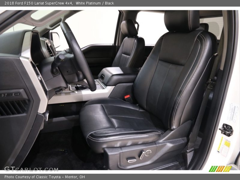 White Platinum / Black 2018 Ford F150 Lariat SuperCrew 4x4