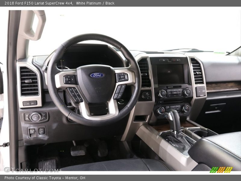 White Platinum / Black 2018 Ford F150 Lariat SuperCrew 4x4