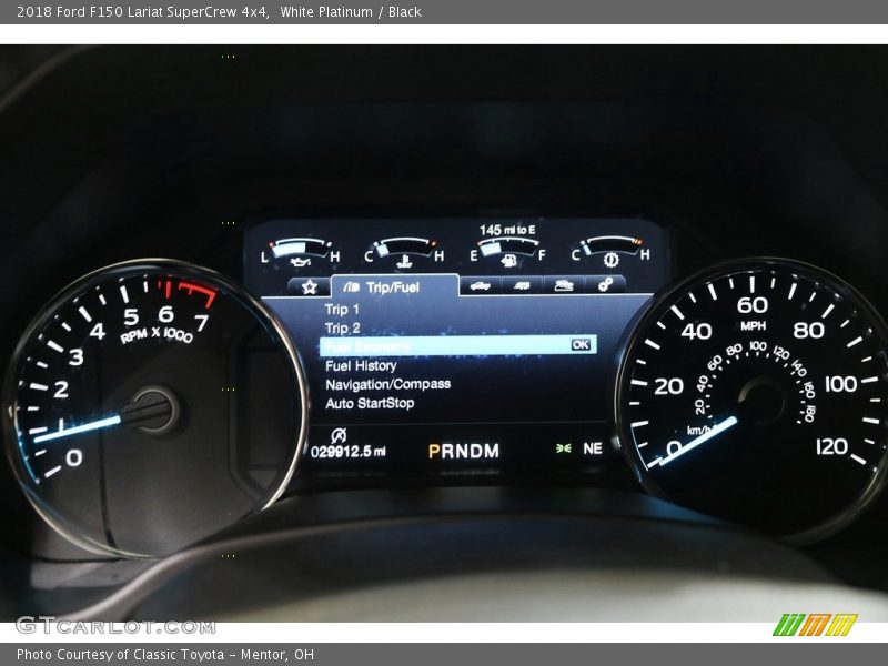 White Platinum / Black 2018 Ford F150 Lariat SuperCrew 4x4