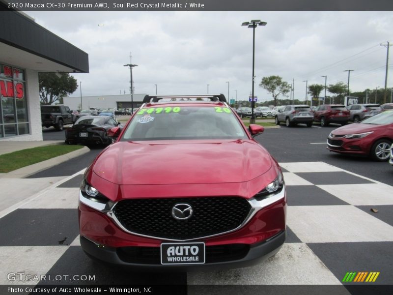Soul Red Crystal Metallic / White 2020 Mazda CX-30 Premium AWD