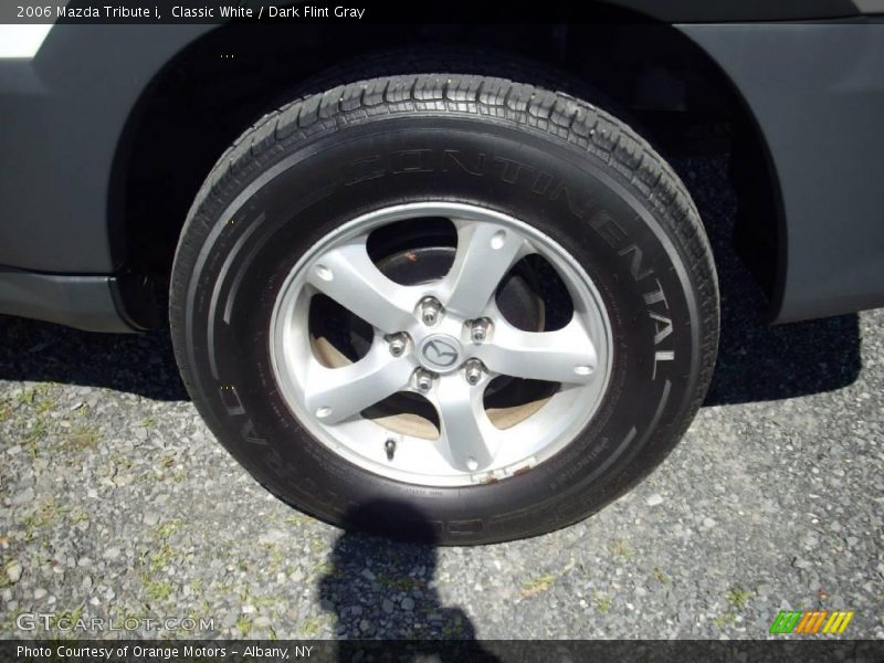Classic White / Dark Flint Gray 2006 Mazda Tribute i
