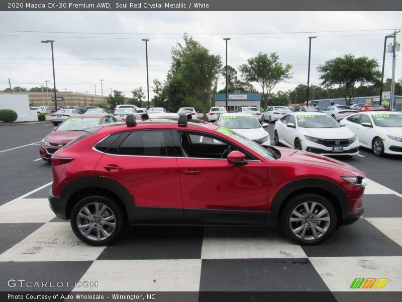 Soul Red Crystal Metallic / White 2020 Mazda CX-30 Premium AWD