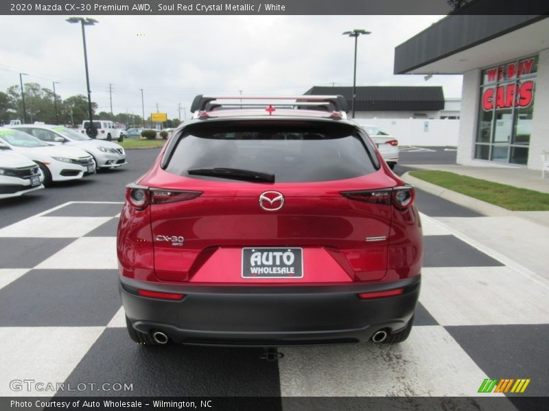 Soul Red Crystal Metallic / White 2020 Mazda CX-30 Premium AWD