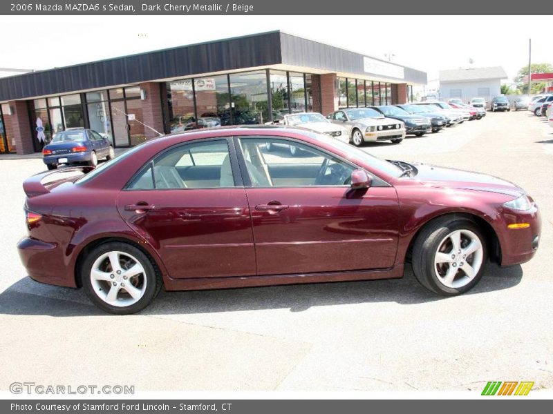 Dark Cherry Metallic / Beige 2006 Mazda MAZDA6 s Sedan