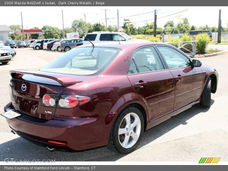 Dark Cherry Metallic / Beige 2006 Mazda MAZDA6 s Sedan