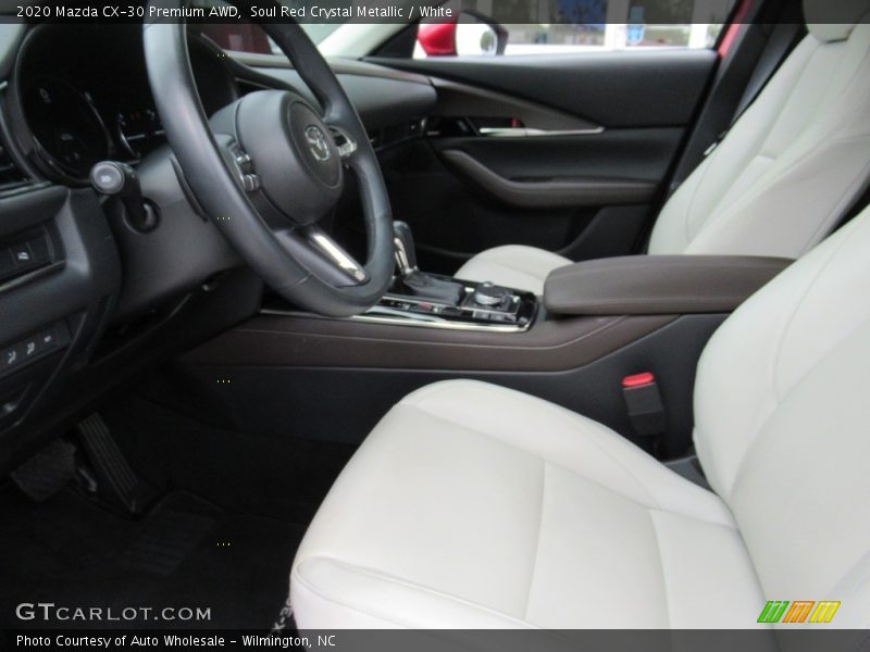 Soul Red Crystal Metallic / White 2020 Mazda CX-30 Premium AWD