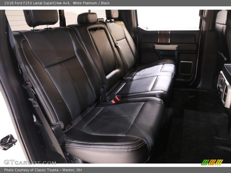 White Platinum / Black 2018 Ford F150 Lariat SuperCrew 4x4
