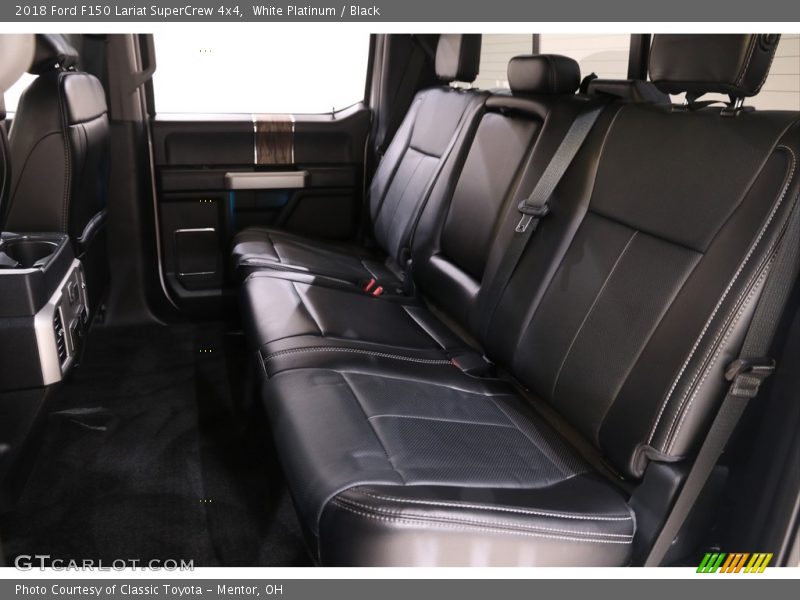 White Platinum / Black 2018 Ford F150 Lariat SuperCrew 4x4