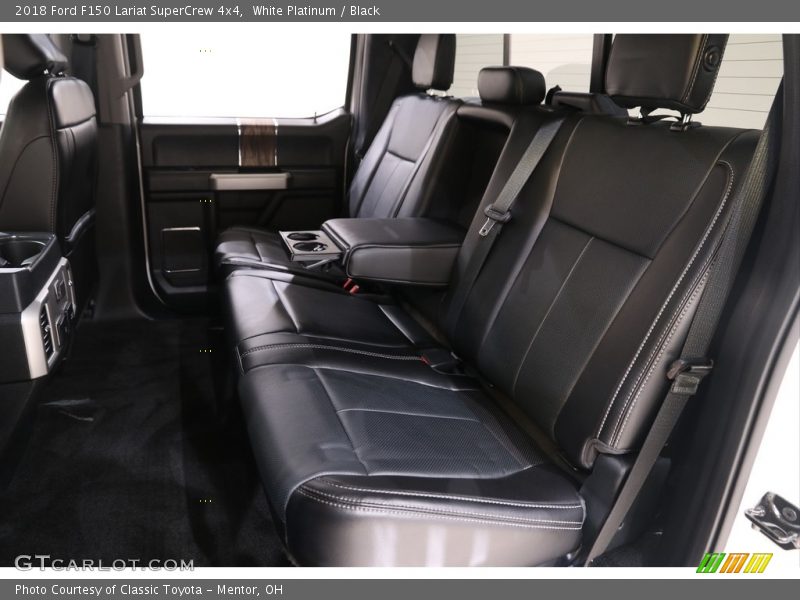 White Platinum / Black 2018 Ford F150 Lariat SuperCrew 4x4