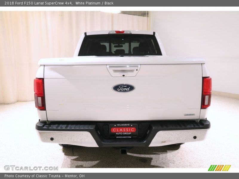 White Platinum / Black 2018 Ford F150 Lariat SuperCrew 4x4