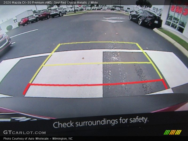 Soul Red Crystal Metallic / White 2020 Mazda CX-30 Premium AWD