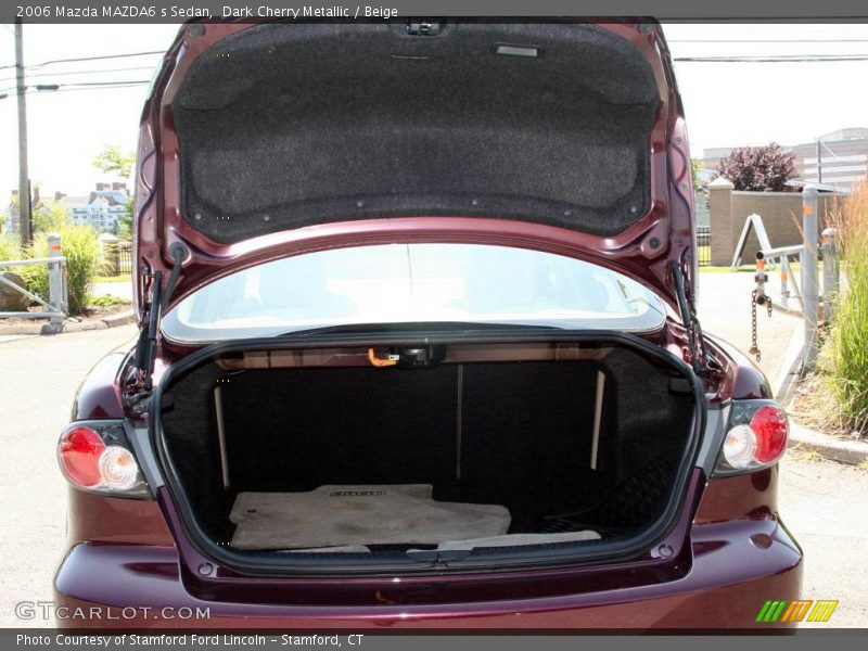 Dark Cherry Metallic / Beige 2006 Mazda MAZDA6 s Sedan