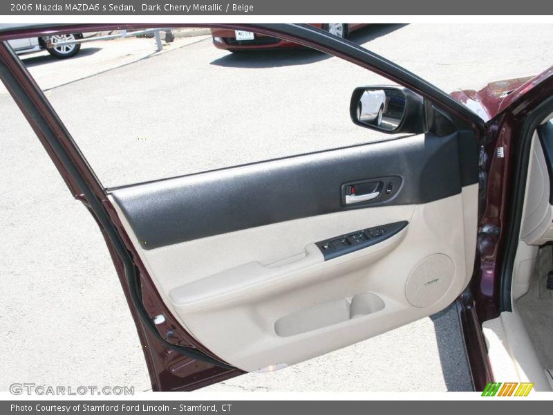 Dark Cherry Metallic / Beige 2006 Mazda MAZDA6 s Sedan