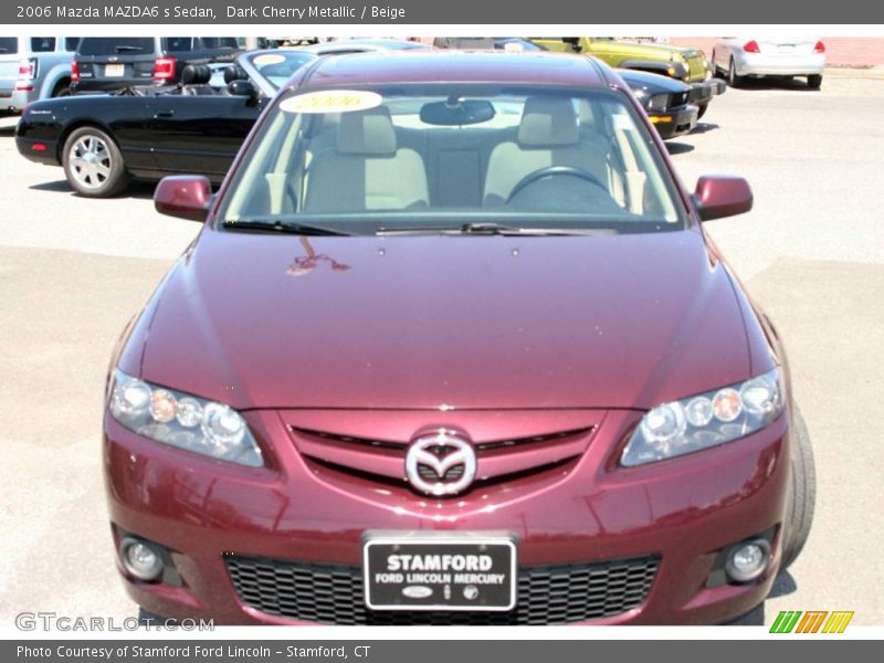 Dark Cherry Metallic / Beige 2006 Mazda MAZDA6 s Sedan