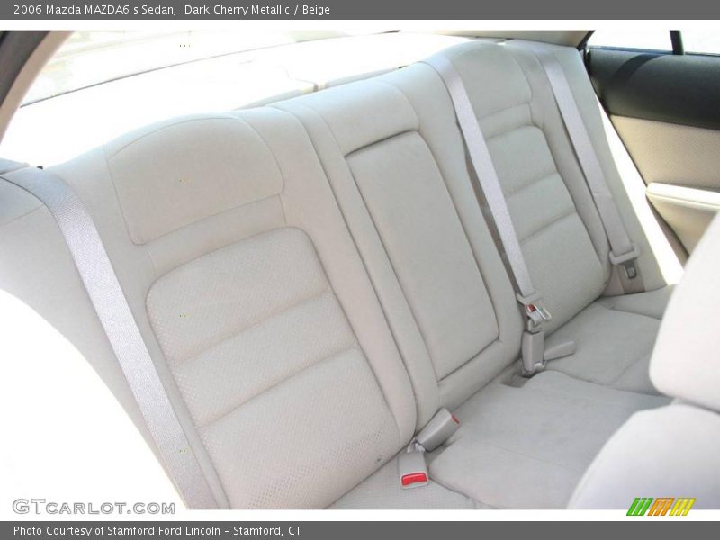 Dark Cherry Metallic / Beige 2006 Mazda MAZDA6 s Sedan