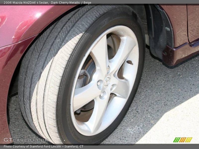 Dark Cherry Metallic / Beige 2006 Mazda MAZDA6 s Sedan