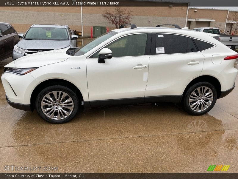  2021 Venza Hybrid XLE AWD Blizzard White Pearl