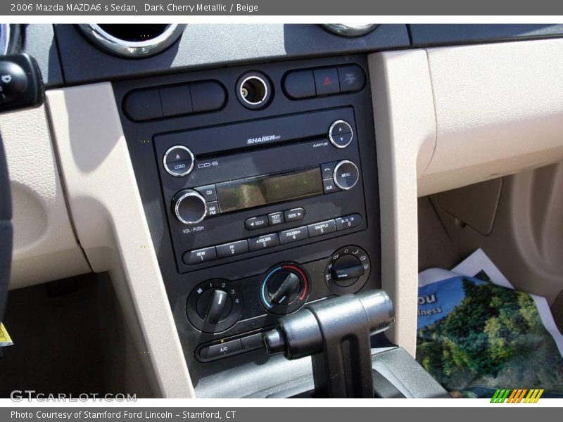 Dark Cherry Metallic / Beige 2006 Mazda MAZDA6 s Sedan